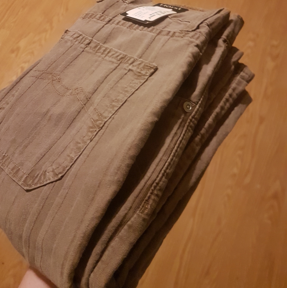 👖 Designer Horst Jeans Striped Brown Pants